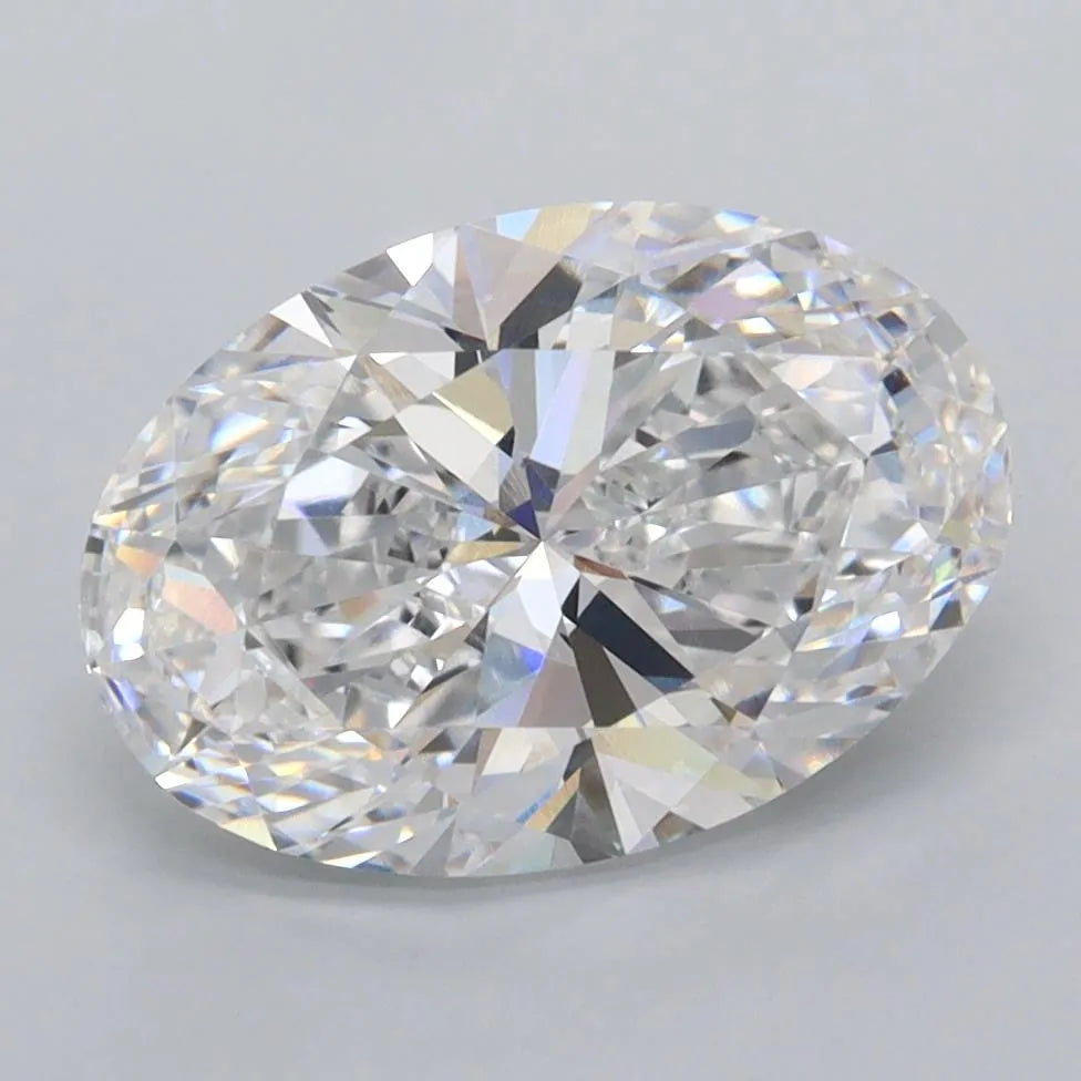 3.03ct Oval Lab Grown Diamond (Colour E, Clarity FL, IGI Certified)