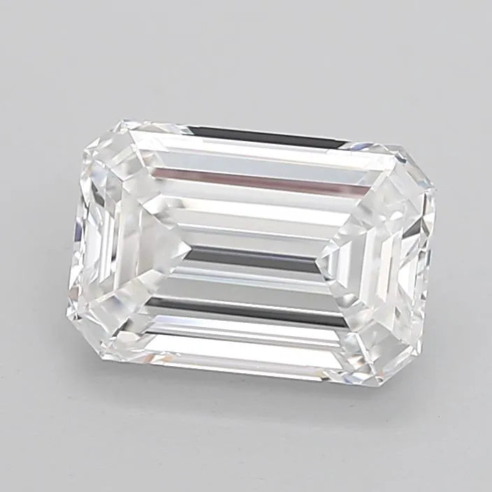 3.04ct Emerald Lab Grown Diamond (Colour D, Clarity IF, IGI Certified)
