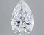 3.05ct Pear Lab Grown Diamond (Colour E, Clarity SI1, IGI Certified)