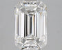 3.06ct Emerald Lab Grown Diamond (Colour D, Clarity VVS2, IGI Certified)