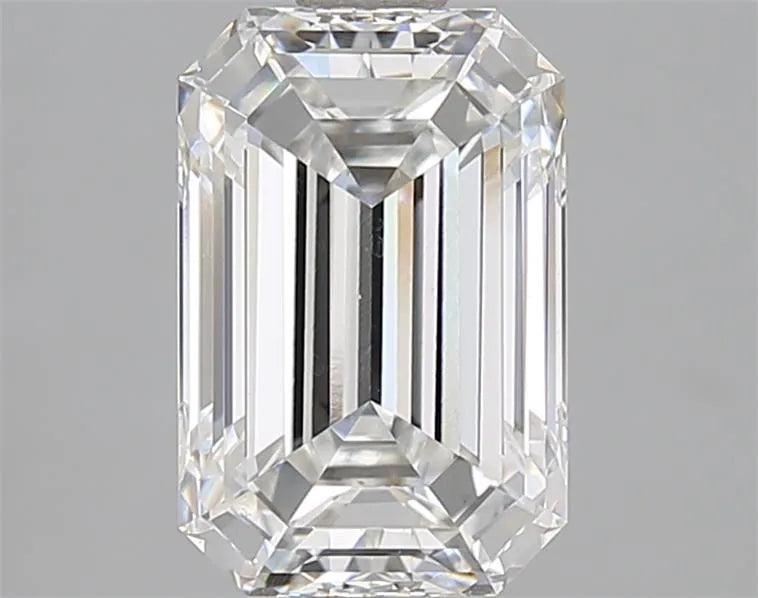 3.06ct Emerald Lab Grown Diamond (Colour D, Clarity VVS2, IGI Certified)