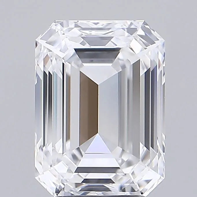 3.07ct Emerald Lab Grown Diamond (Colour D, Clarity VVS2, IGI Certified)