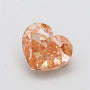3.07ct Heart Lab Grown Diamond (Colour Fancy Brown, Clarity VS2, IGI Certified)