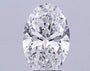3.07ct Oval Lab Grown Diamond (Colour E, Clarity SI2, IGI Certified)