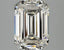 3.08ct Emerald Lab Grown Diamond (Colour G, Clarity VS2, IGI Certified)