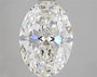 3.08ct Oval Lab Grown Diamond (Colour E, Clarity VVS2, IGI Certified)