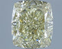3.10ct Cushion modified Natural Diamond (Colour Fancy Light Yellow, Clarity SI1, GIA Certified)