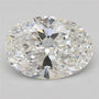 3.10ct Oval Lab Grown Diamond (Colour D, Clarity VS1, IGI Certified)