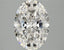 3.10ct Oval Lab Grown Diamond (Colour G, Clarity VS2, IGI Certified)
