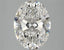 3.10ct Oval Lab Grown Diamond (Colour G, Clarity VVS2, IGI Certified)