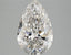 3.10ct Pear Lab Grown Diamond (Colour G, Clarity SI1, IGI Certified)