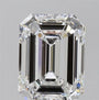 3.11ct Emerald Lab Grown Diamond (Colour E, Clarity VS1, IGI Certified)