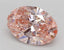 3.20ct Oval Lab Grown Diamond (Colour Fancy Pink, Clarity VS1, Cut GD, IGI Certified)
