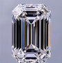 3.26ct Emerald Lab Grown Diamond (Colour D, Clarity VVS2, IGI Certified)