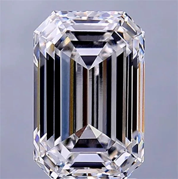 3.26ct Emerald Lab Grown Diamond (Colour D, Clarity VVS2, IGI Certified)