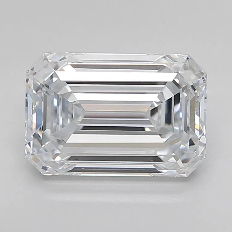 3.27ct Emerald Lab Grown Diamond (Colour F, Clarity VVS1, Cut EX, IGI Certified)