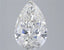 3.50ct Pear Lab Grown Diamond (Colour F, Clarity VVS2, IGI Certified)