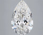 3.51ct Pear Lab Grown Diamond (Colour G, Clarity VVS2, IGI Certified)