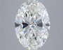 3.54ct Oval Lab Grown Diamond (Colour G, Clarity VS1, IGI Certified)