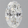 3.59ct Oval Lab Grown Diamond (Colour E, Clarity VS1, IGI Certified)