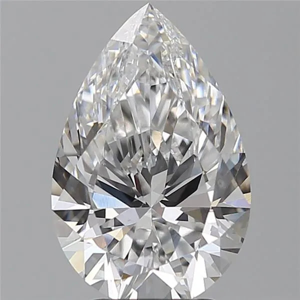 3.59ct Pear Lab Grown Diamond (Colour D, Clarity VVS2, IGI Certified)
