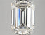 3.60ct Emerald Lab Grown Diamond (Colour G, Clarity SI1, IGI Certified)