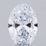 3.68ct Oval Lab Grown Diamond (Colour F, Clarity VVS1, IGI Certified)