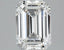 3.69ct Emerald Lab Grown Diamond (Colour F, Clarity VVS2, IGI Certified)