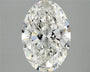 3.73ct Oval Lab Grown Diamond (Colour G, Clarity VVS2, IGI Certified)