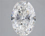 3.80ct Oval Lab Grown Diamond (Colour E, Clarity VS2, IGI Certified)