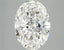 3.91ct Oval Lab Grown Diamond (Colour G, Clarity VS2, IGI Certified)