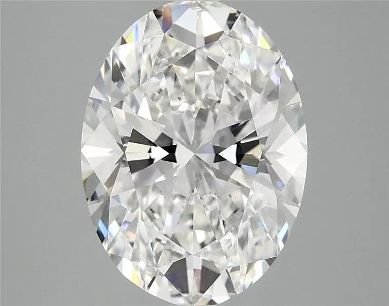 3.94ct Oval Lab Grown Diamond (Colour F, Clarity VVS2, IGI Certified)