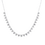 Juliette Bezel Oval Lab Grown Diamond Petal Necklace