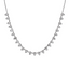 Ella Bezel Pear Lab Grown Diamond Petal Necklace