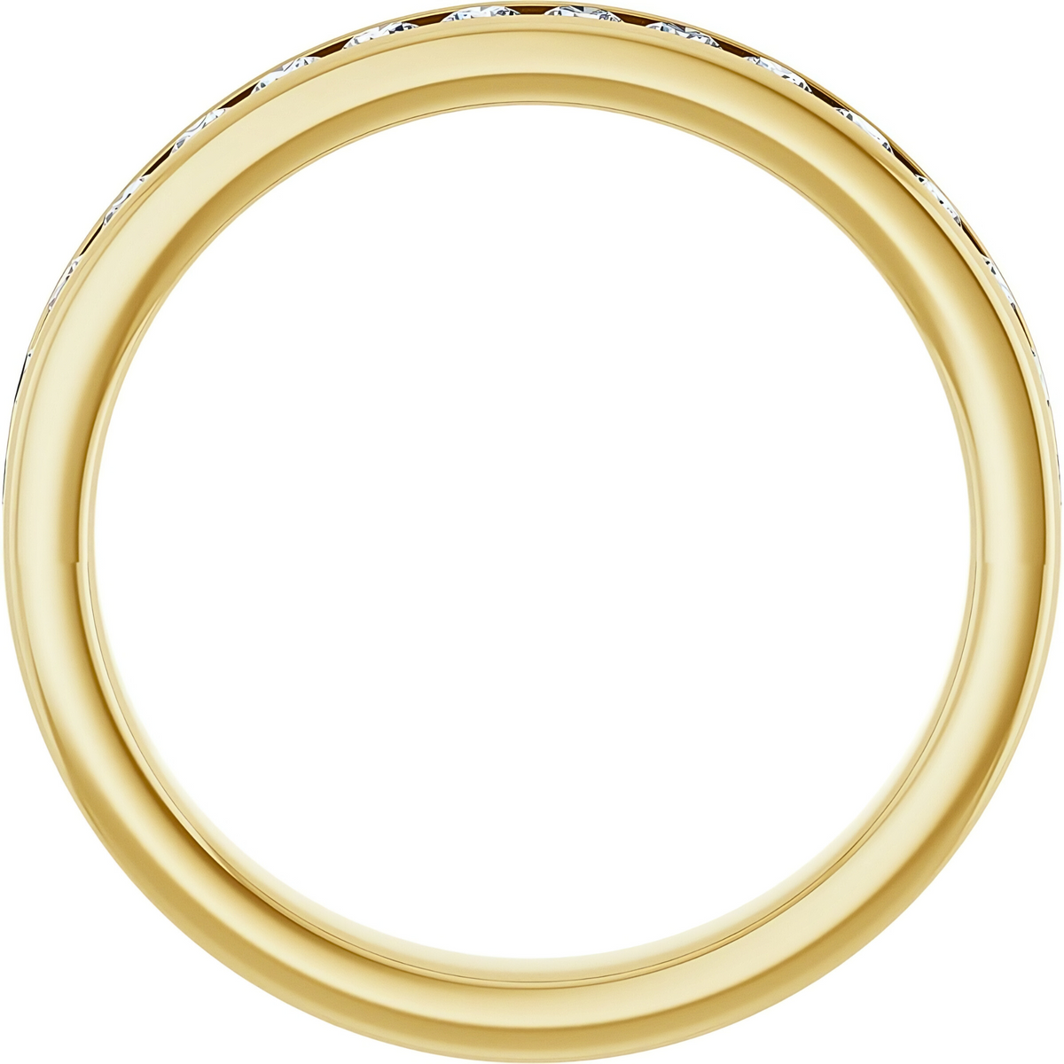 Hallie Channel Diamond Wedding Ring