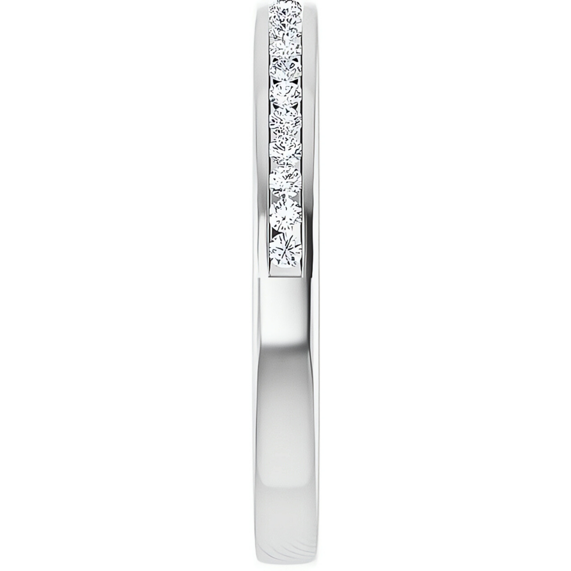 Hallie Channel Diamond Wedding Ring