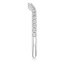 Serena Curved Pavé Diamond Wedding Ring