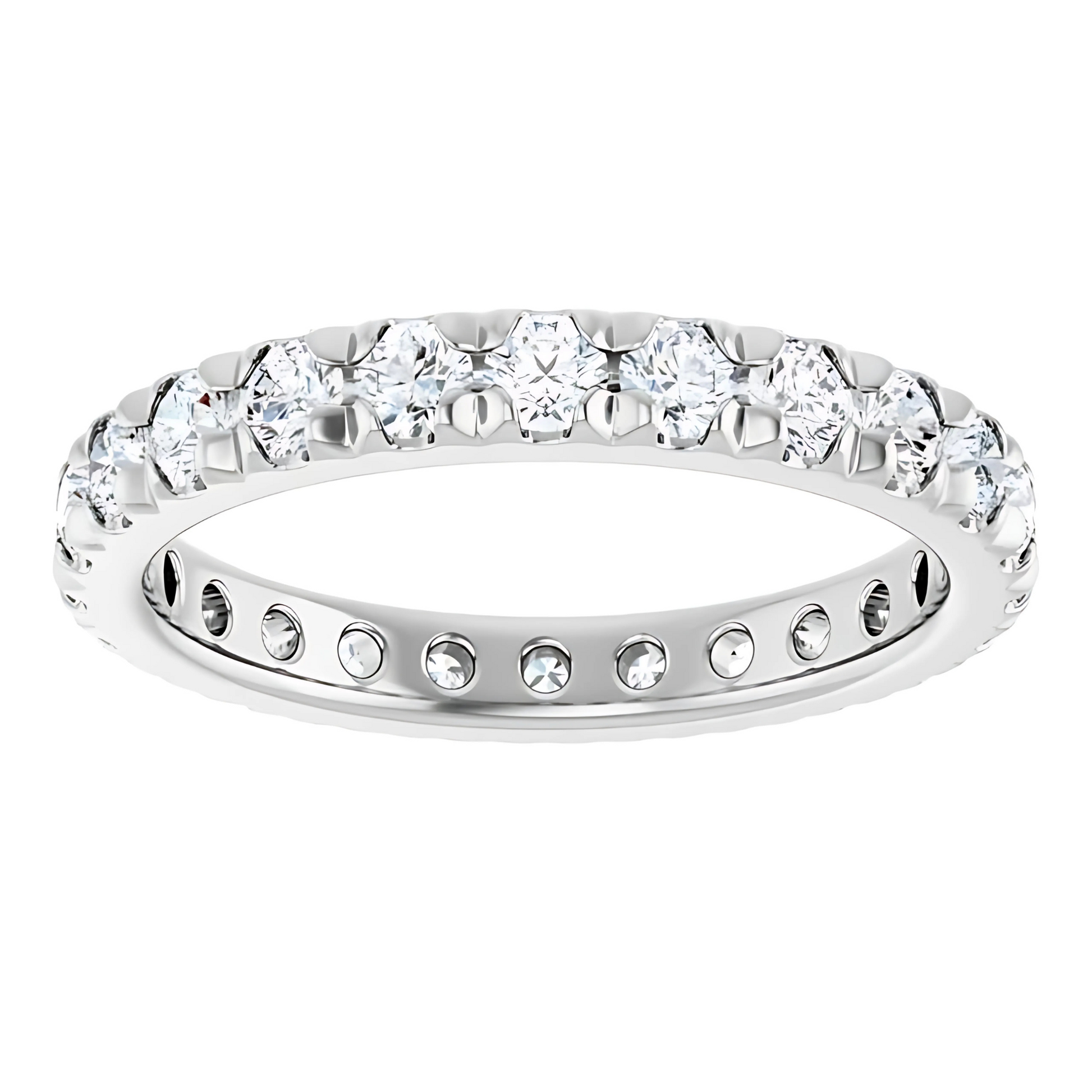 Ruthie French Pavé Diamond Eternity Ring
