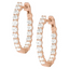 Harper Inside-Out Lab Grown Diamond Hoop Earrings