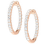 Harper Inside-Out Lab Grown Diamond Hoop Earrings