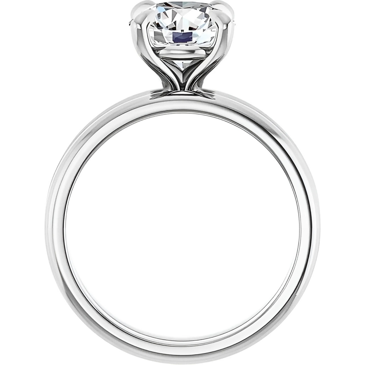 Olivia Solitaire Setting & Matching Wedding Ring