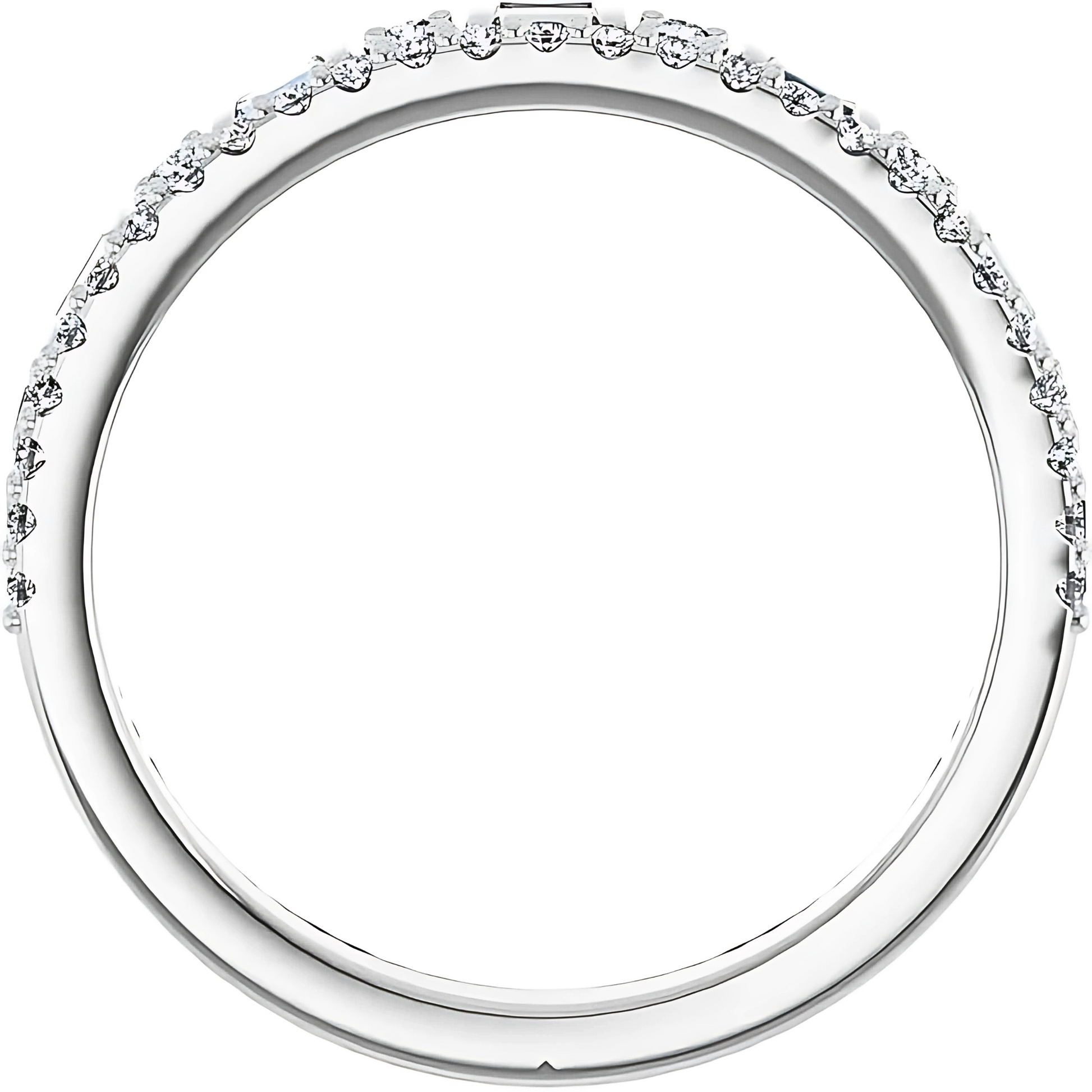 Ava Mixed-Shape Double Row Diamond Ring
