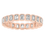 Greta Emerald Bezel Lab Grown Diamond Eternity Ring