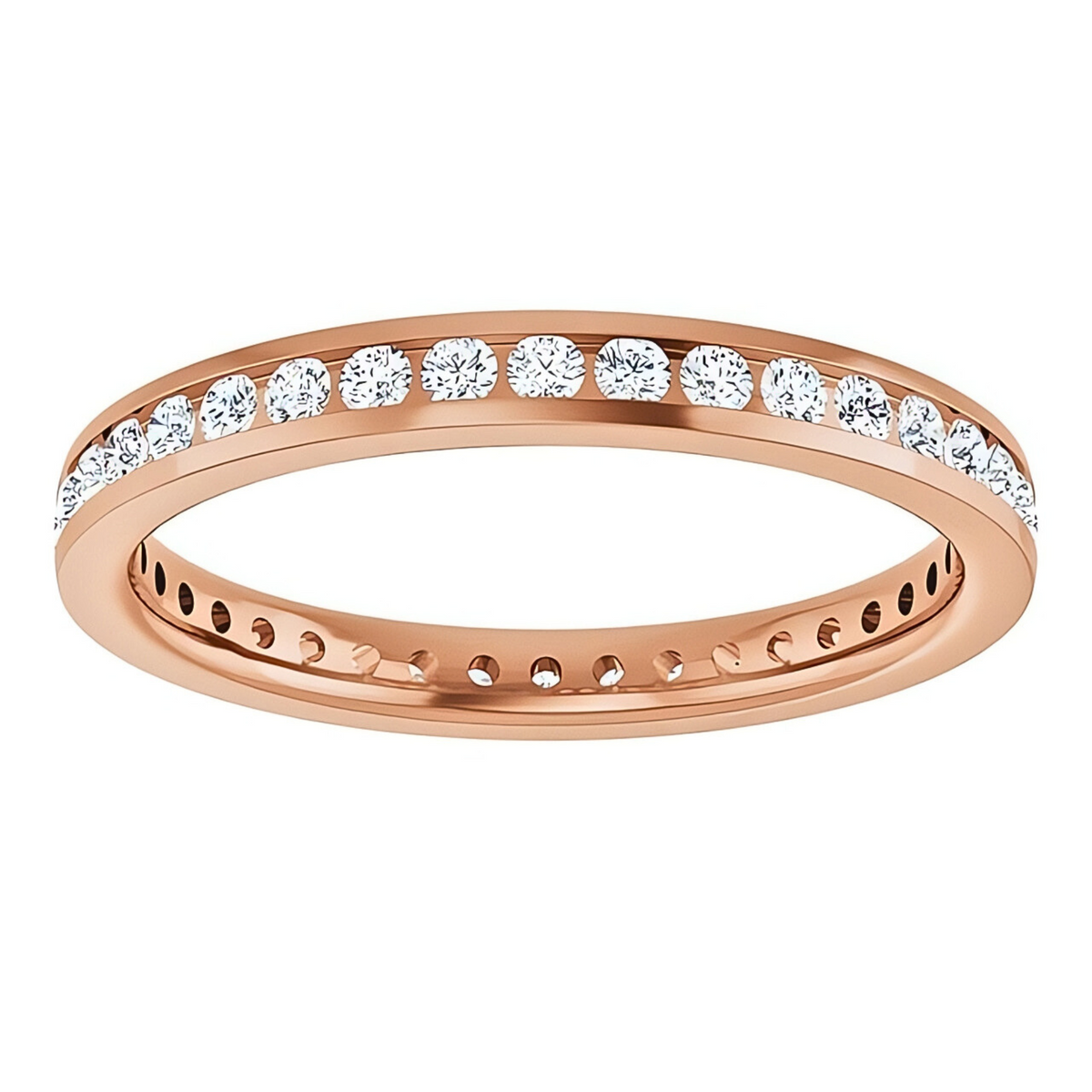 Hallie Channel Diamond Eternity Ring