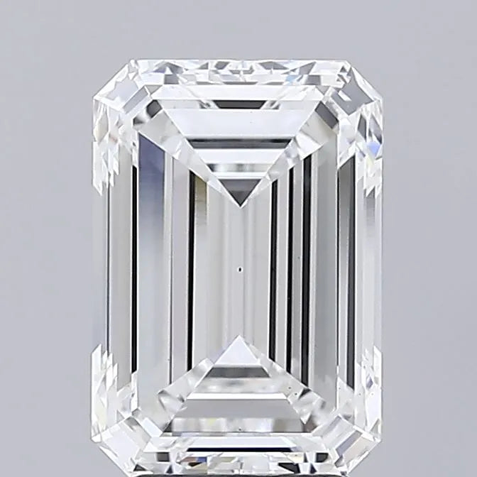 4.00ct Emerald Lab Grown Diamond (Colour E, Clarity VS2, IGI Certified)