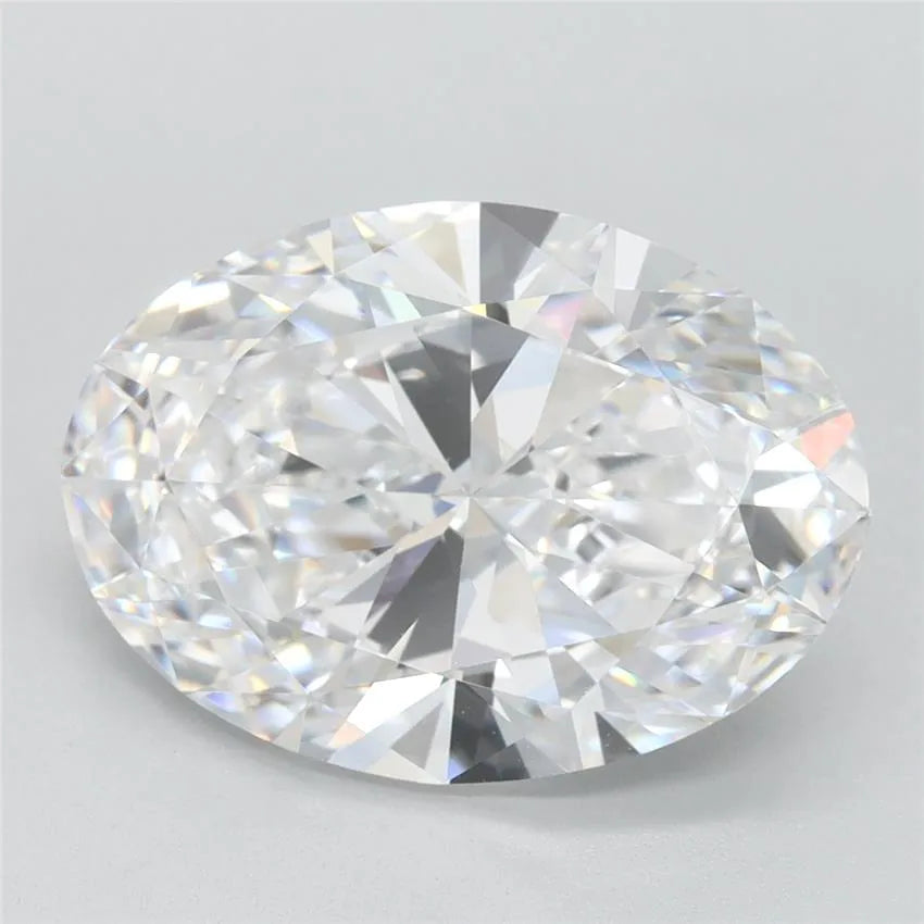 4.00ct Oval Lab Grown Diamond (Colour D, Clarity VVS1, IGI Certified)