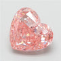 4.01ct Heart Lab Grown Diamond (Colour Fancy Vivid Pink, Clarity VS2, IGI Certified)
