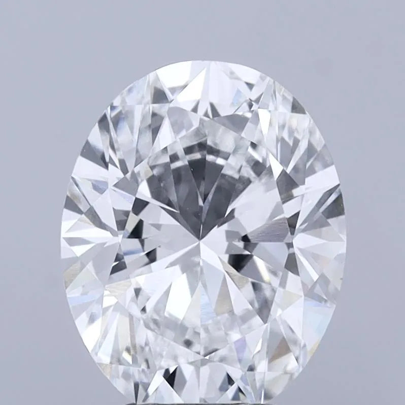 4.02ct Oval Lab Grown Diamond (Colour E, Clarity VVS2, IGI Certified)