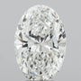 4.02ct Oval Lab Grown Diamond (Colour G, Clarity VVS2, IGI Certified)