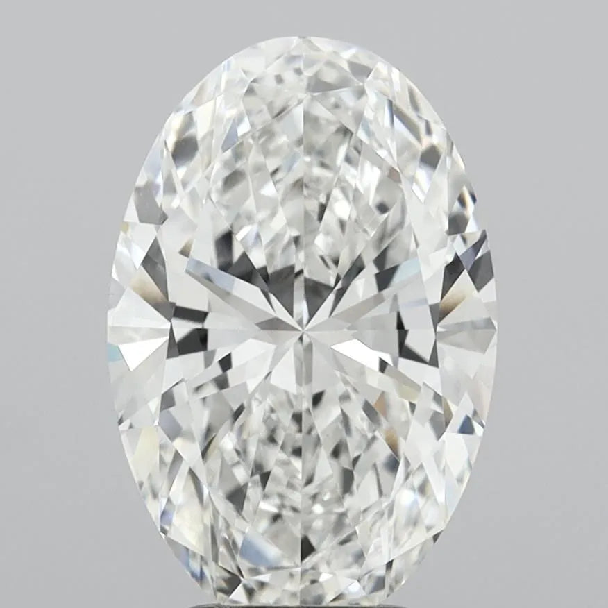 4.02ct Oval Lab Grown Diamond (Colour G, Clarity VVS2, IGI Certified)